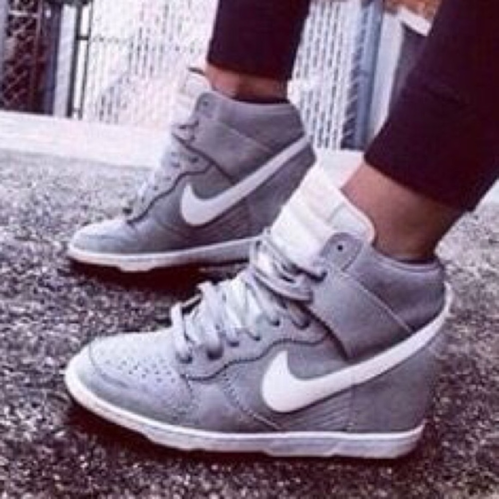 ISO Grey Nike wedge shoe!!!